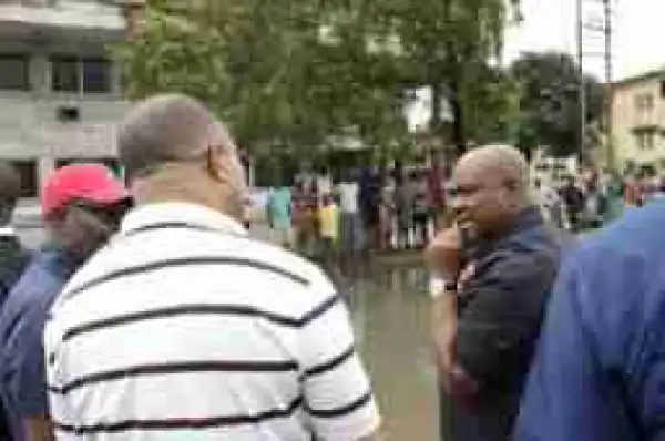 Governor Wike Investigate Cause Of Flood In Portharcourt Just After 10 Hours Downpour (Photos)
